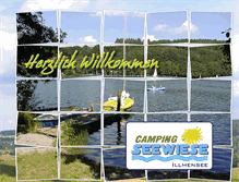 Tablet Screenshot of camping-illmensee.de